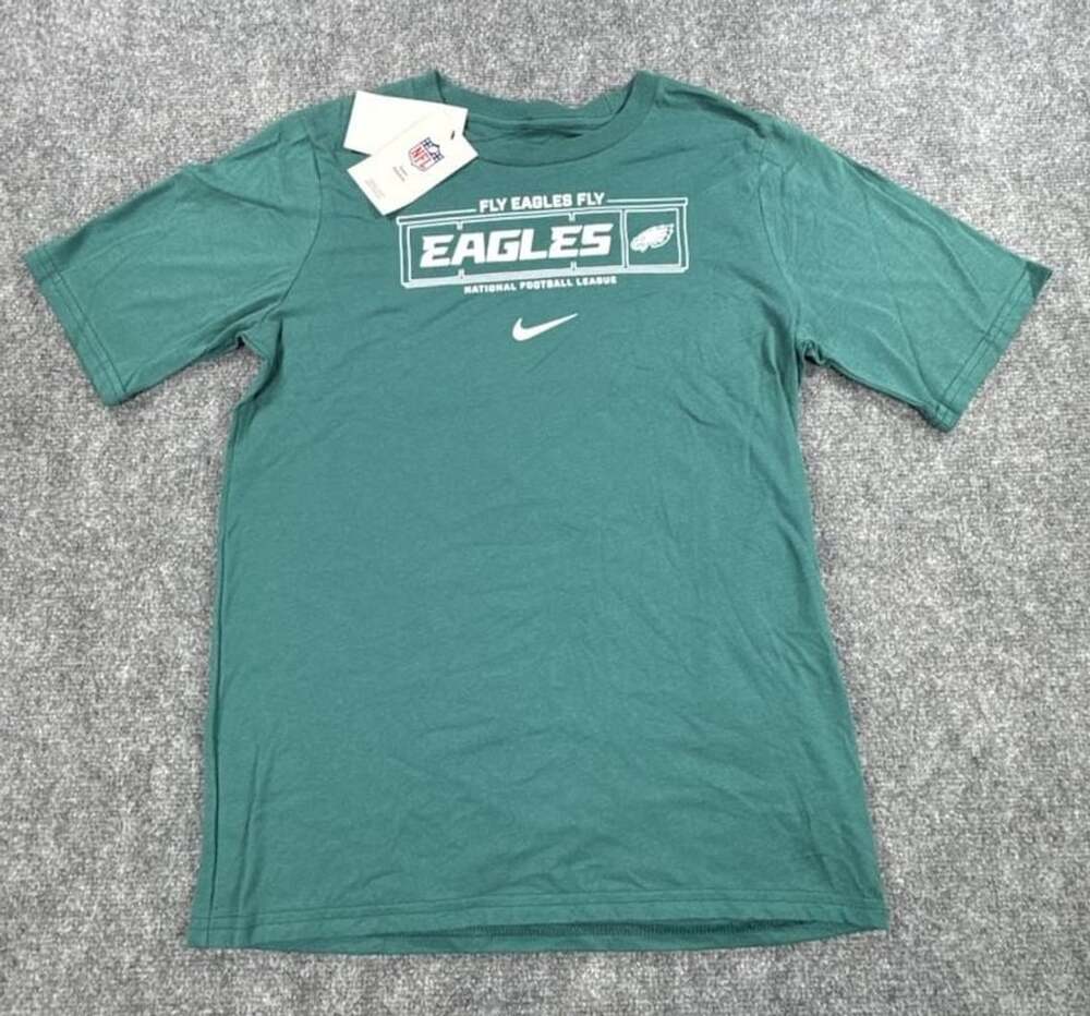 Nike Philadelphia Eagles The Nike Tee Youth XL 18/20 Green NFL T-Shirt NWT